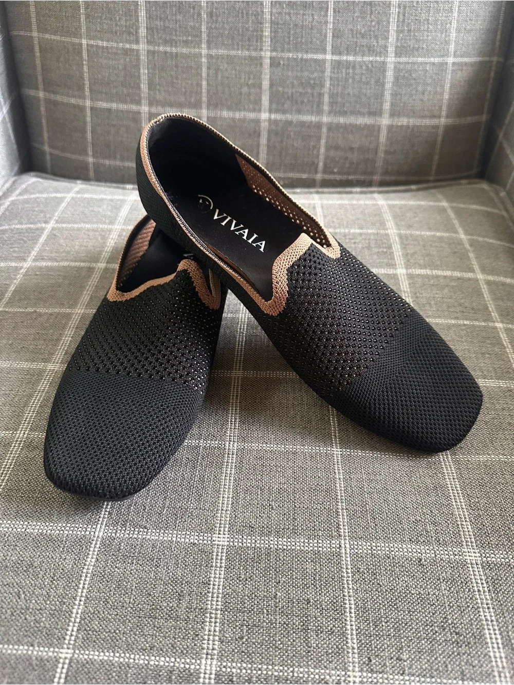 Vivaia Samantha Walker Square-Toe Loafers Shoes women’s size EU 40 US 9 - Picture 1 of 9